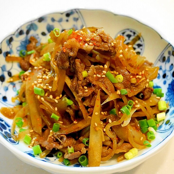 白ご飯にピッタリ！ごぼうと牛肉のしぐれ煮